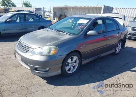 2005 Toyota Corolla Xrs z USA, uszkodzony, nr VIN 2T1BY30E35C320120